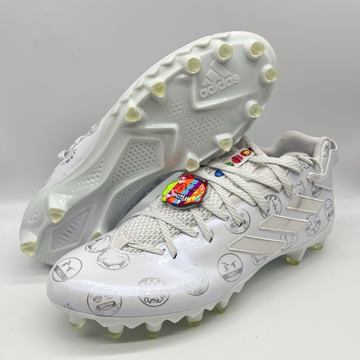 Adidas Freak 22 Big Mood Football Cleats Men\'s Size 10 White Silver GX7983 adidas Freak 22 Big Mood DSG SM Men main image 4