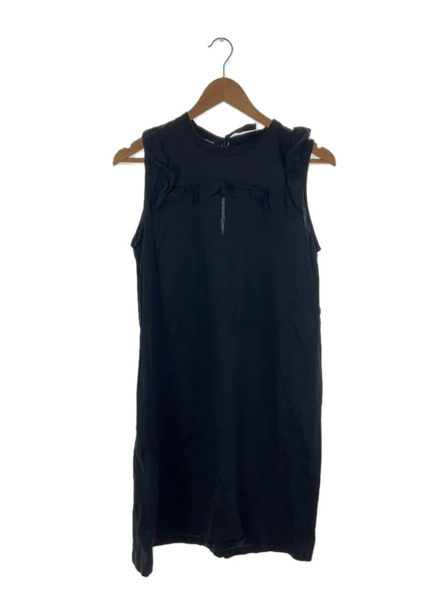 Abito smanicato PRADA altro M cotone nero tinta unita APD1 2019 3732