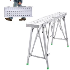Folding Scaffolding Portable Work Platforms Step Ladder Height Adjustable