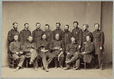 Photo:Brvt. Maj. General Wm. T. Ward and staff