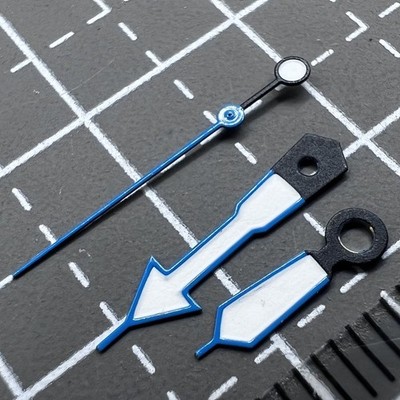 2 Sets Arrow Shape Blue Trim Green Luminous Hands for NH35 NH36 4R 7S Movement