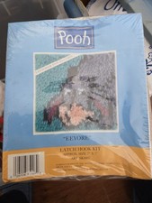 VTG Caron Latch Hook Pattern Kit Eeyore Walt Disney NOS New Winnie Pooh