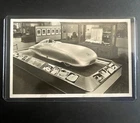 1937 PARIS EXPOSITION MERCEDES BENZ RACE CAR REAL PHOTO POSTCARD RPPC