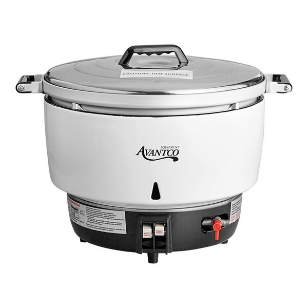 Avantco Natural Gas 110 Cup (55 Cup Raw) Gas Rice Cooker / Warmer - 24,000 BTU