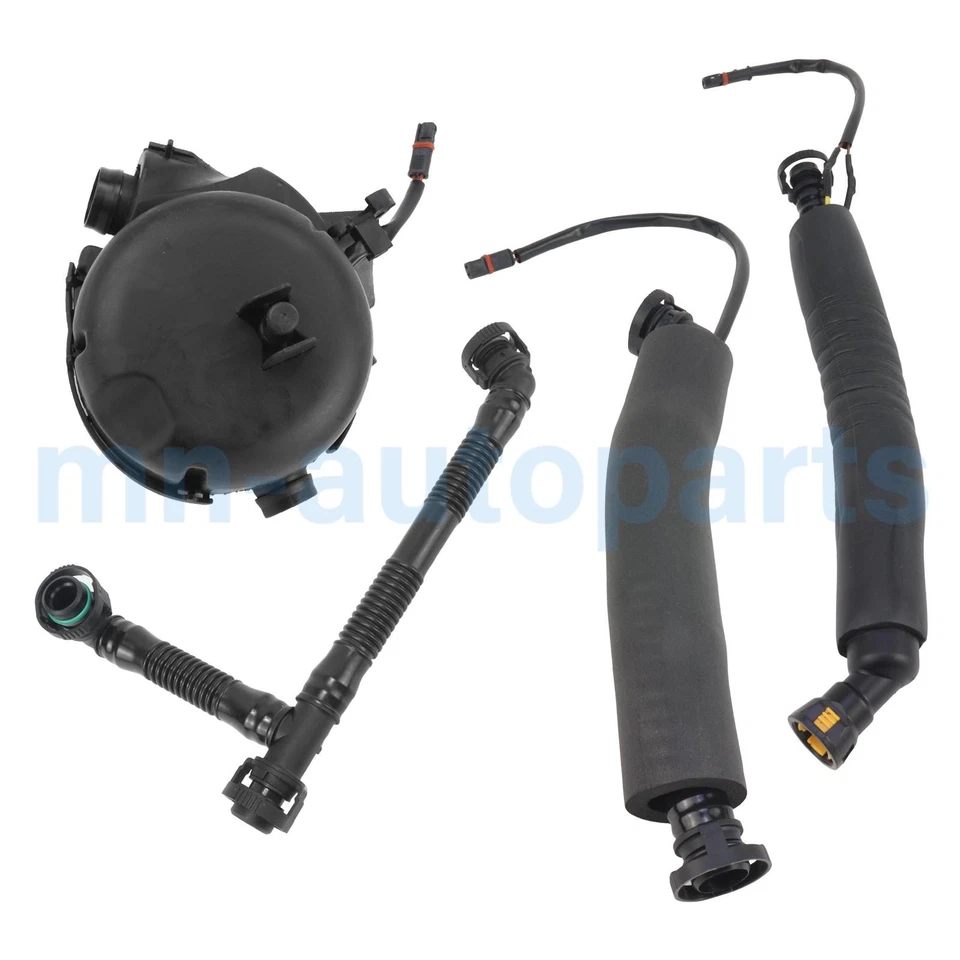 4PCS PCV Crankcase Breather Hose &Valve Kit Fits for BMW E86 E90 E91 E60 E65 US - Image 3 of 4