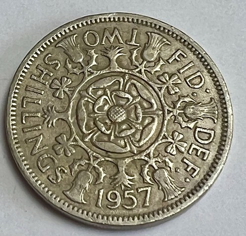 Florin / 2 Shilling Elizabeth (1952-1967)Coin Keyring
