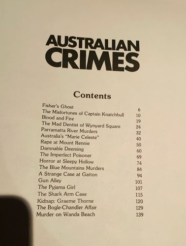 Australian Crimes: An Illustrated History – Alan Sharpe (1979 First Edition) HC - Foto 9 di 24