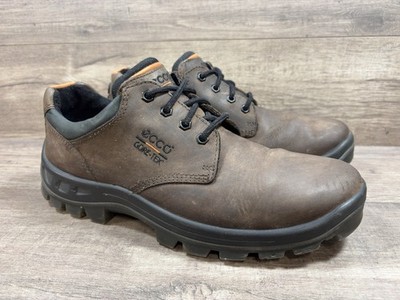 Ecco Track 25 GTX Waterproof Low Shoes Brown Mens Size EU 44 US 10, 10.5 See DES