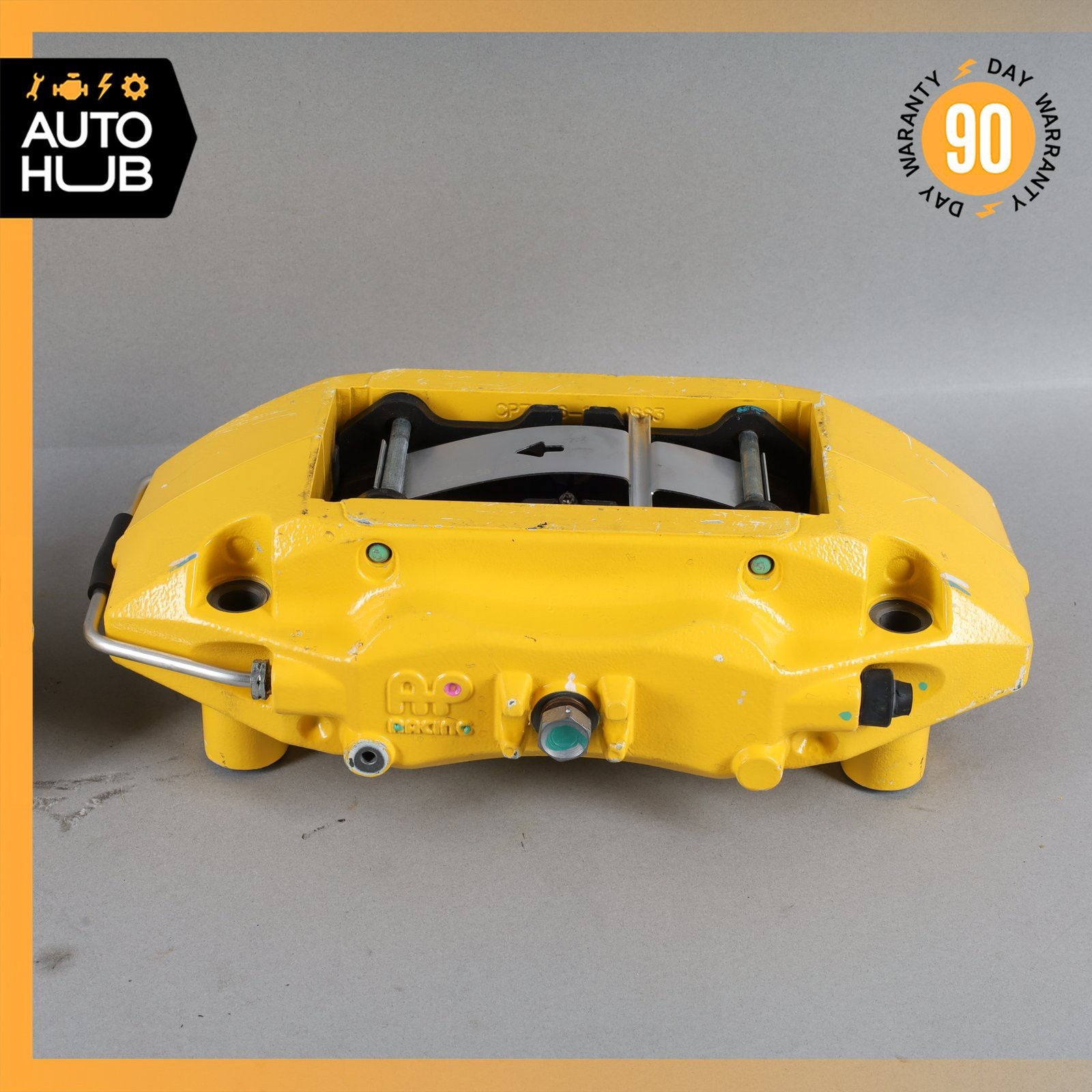 12-21 McLaren 570S Rear Brake Calipers Left & Right Side Set Yellow OEM
