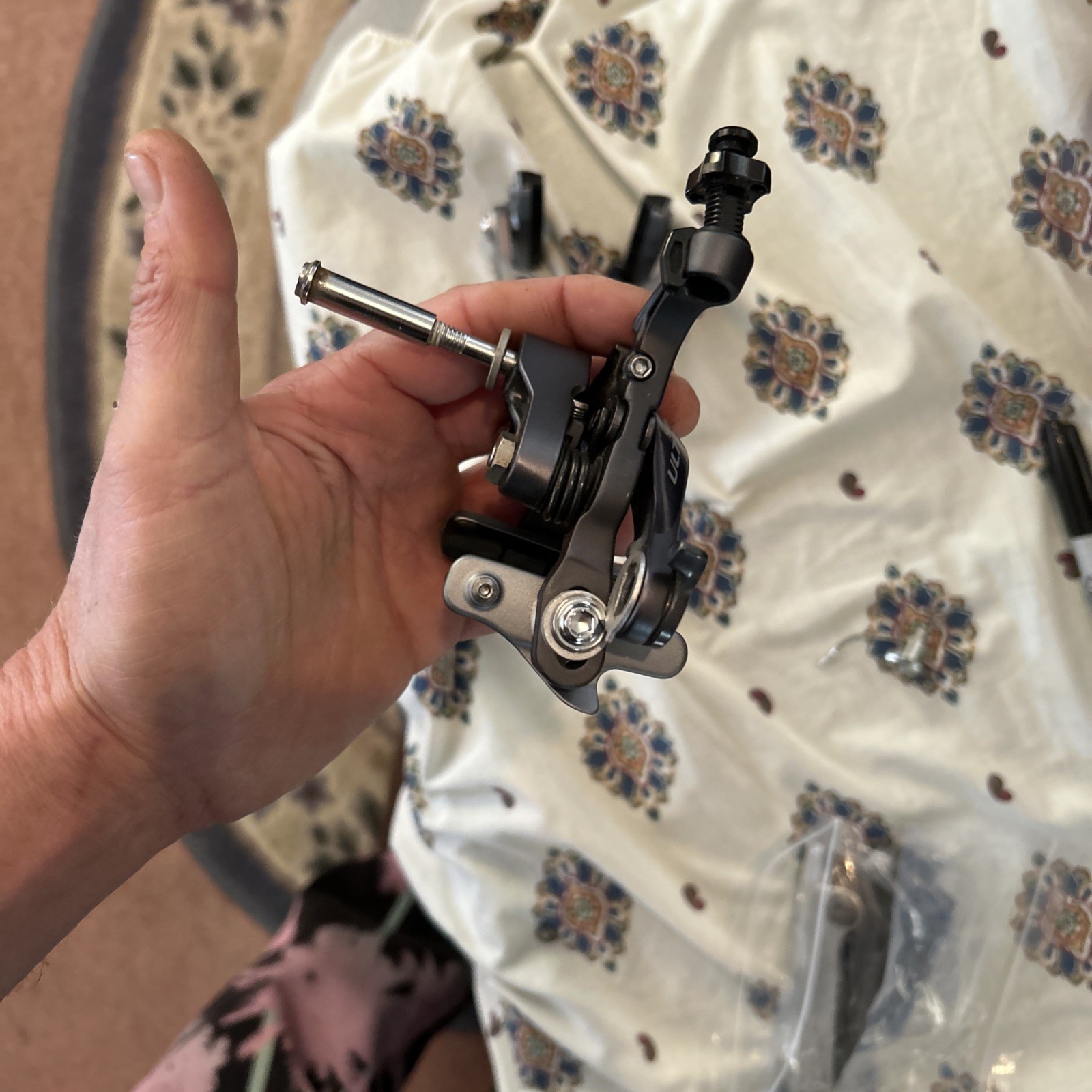 New Take-Off Shimano Ultegra BR-6800 Brake Caliper Set Center-Mount Side-Pull