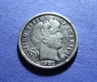 1902 Barber Dime  XF details