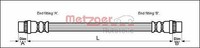 Metzger Bremsschlauch Hinterachse, Innen, Links, Rechts U.A. FüR Dacia, Renault