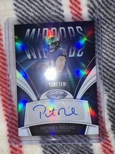 2025 Panini Certified Patrick Ricard RC SP Mirrors Auto Blue #120/149 Ravens