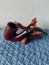 Barling Ommpaul T.V.F. Exel Oxblood Smooth Flame Grain with Birdseye