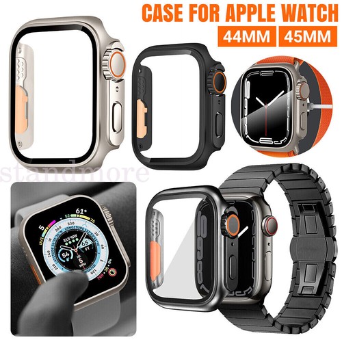 UK Case For Apple iWatch Series 8 7 6 5 4 se Change to Ultra Watch Cover 44/45MM - Zdjęcie 6 z 20