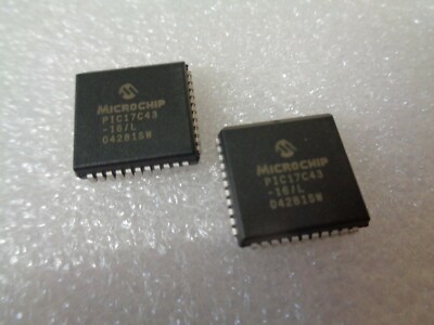 PIC17C43-16/L ORIGINAL MIKROCHIP MCU 8-Bit PIC RISC 4KB EPROM 5V 44-polige SPS 