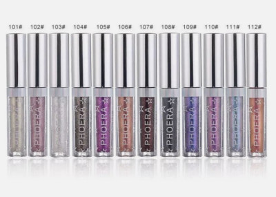 PHOERA Lidschatten Glitter Metallic Lidschatten Glow Liquid Magnificent Metals