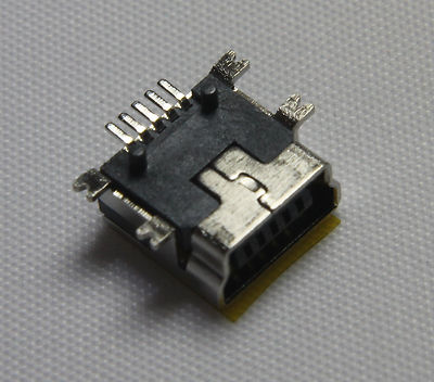 Mini USB Buchse kurz 5 Pin 5P Typ B SMD Jack Smartphone Navi GPS Einbaubuchse 10