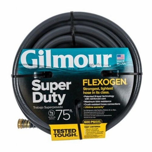 Gilmour 874751-1004 8 ply 5/8" x 75' Super Duty Flexogen Garden Hose - Pack of 3