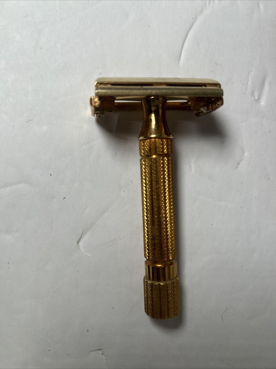 Vintage 1953 Gillette ARISTOCRAT TTO DE Safety Razor Set in Case