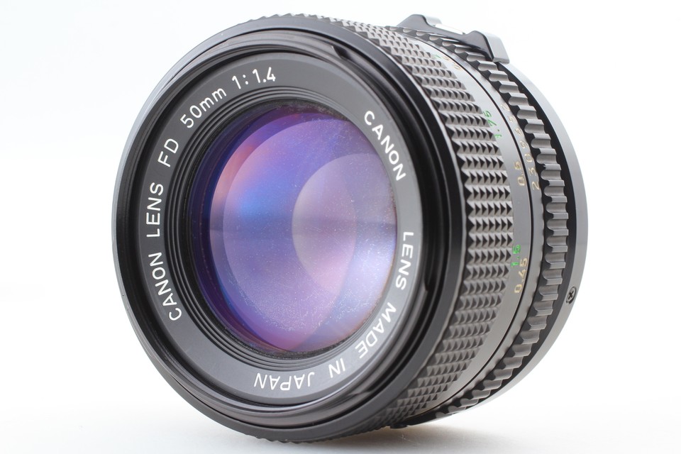 [Exc+5 w/ Cap] Canon AE1 35mm Film Camera New FD NFD 50mm F1.4 Lens