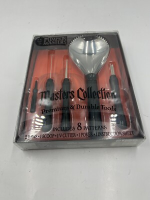 QTY 4 Pumpkin Masters Pumpkin Carving Premium Stainless Steel Tools