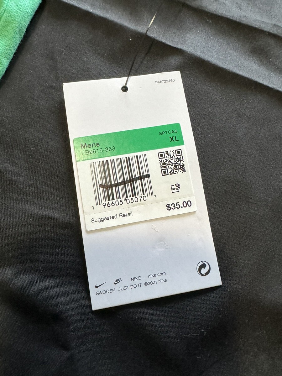 Nike NSW Brandriffs T-shirt Color Green Spring Unisex Size Nike NSW Brandriffs T-shirt Color Green Spring Unisex Size