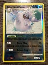 Abomasnow - 12/100 - Stormfront Holo Rare Pokemon TCG Card