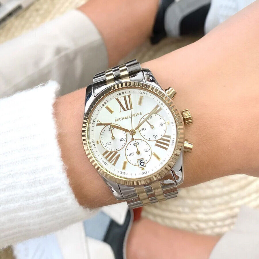 Michael Kors Lexington MK5955 Women Chronograph Stainless