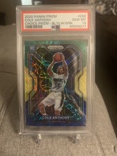 COLE ANTHONY 2021 PRIZM CHOICE RC BLUE YELLOW GREEN PRIZM SP MAGIC Psa10