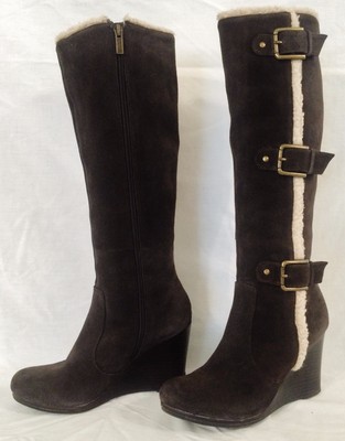 kenneth cole wedge boots