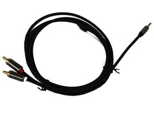 Premium RCA to Aux Cable 6 Foot 1/8inch SilentSoundSystem Branded and Catalog