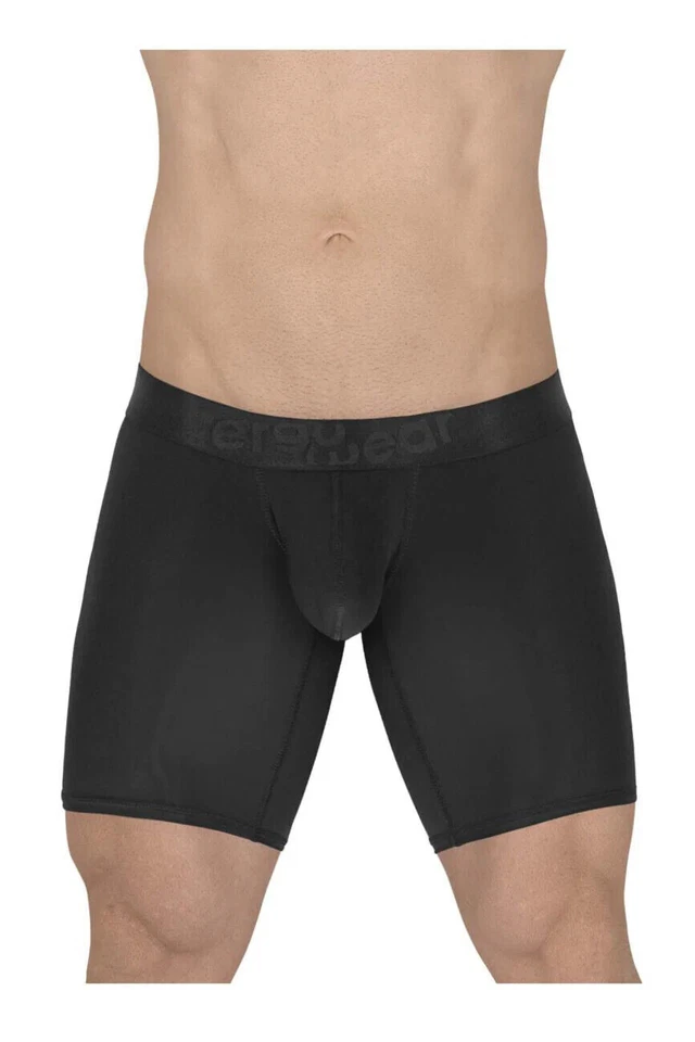 Boxer largo ErgoWear MAX XX corte medio elástico negro 1620 Foto 4 de 4