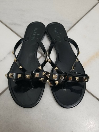 Valentino Rockstud Jelly Thong $425