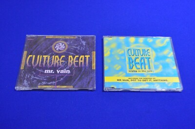 2 X Culture Beat CD Singles Mr Vain 6594682 & Crying In The Rain 6633585