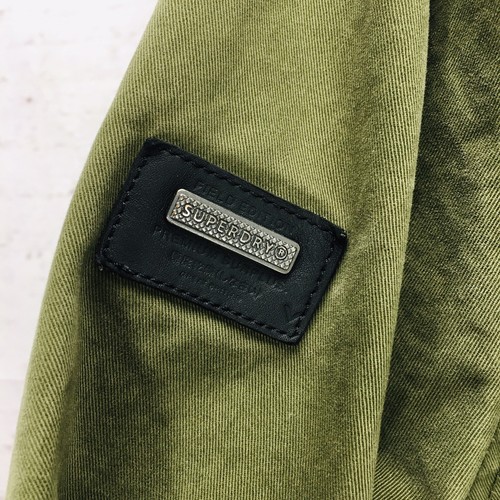 SuperDry Field The Rookie Jacket Men's Size M Army Green Full Zip Military Cargo - Picture 15 of 23