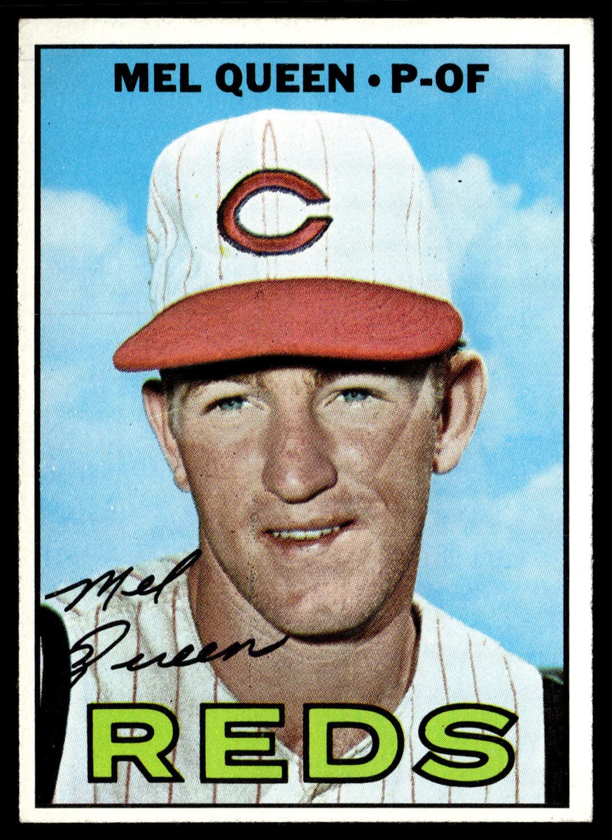 Mel.ページ 1967 Topps Mel Queen #374b Cincinnati Reds | eBay