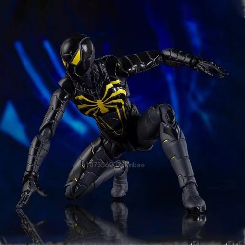 New SHF MARVEL Spider-Man Anti-Ock Suit 6inch Action Figure Box Set toys gift - 第 1/4 張圖片