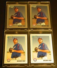 2ct. 2010 BOWMAN CHROME > WILMER FONT (RC's) + 2ct. 2010 BOWMAN (RC's) MINT!