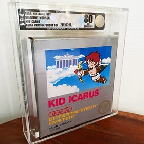 Kid Icarus Nintendo NES Brand New Sealed in Case VGA Q80 Asia Short Box RARE!!!