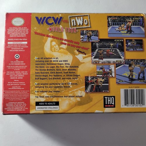 WCW vs NWO World Tour - CIB - gut - Nintendo 64 - Bild 2 von 7