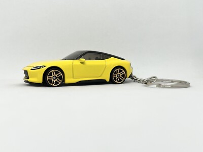 Nissan Z Proto Hot Custom Car Keychain Rolling Wheels Race Car Keychain