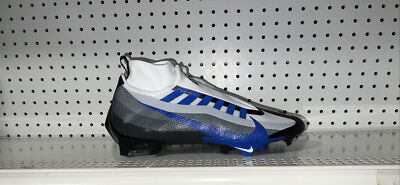 Nike Vapor Edge Pro 360 Mens Football Cleats Size 13 Gray Blue White Black