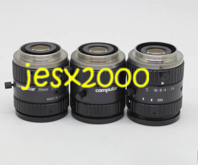 1PC USED  computar 25/1.4 2/3 C-port industrial lens #YY