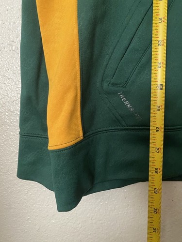 Nike Therma-Fit NDSU Bisons Pullover Fleece Hoodie Sweatshirt Green Size L EUC - Picture 13 of 13