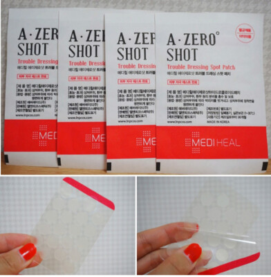 MEDIHEAL A-zero Shot Hydrocolloid Spot Patch 80 Patches K-Beauty from Korea
