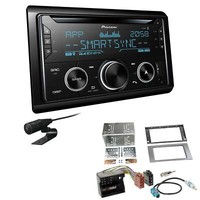 Pioneer Autoradio CD Bluetooth USB Einbauset FüR Ford Fusion 2005-2012 Silber