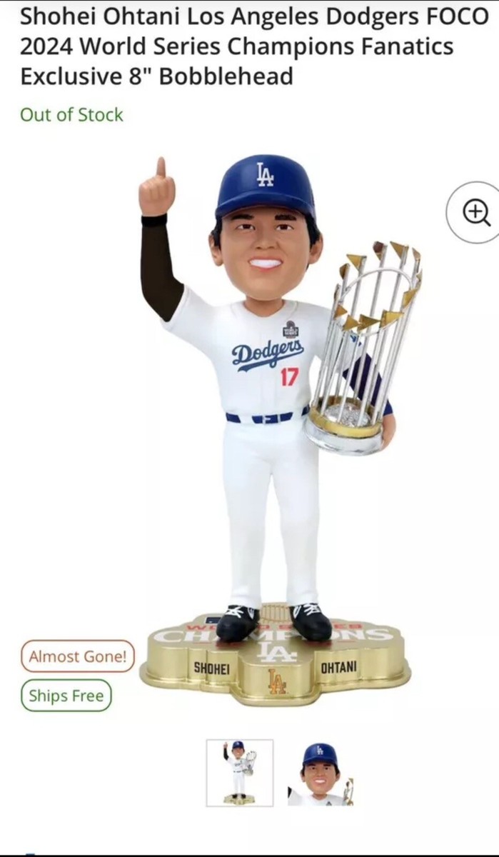 Shohei Ohtani Fanatics 2024 World Series Champions Shohei Ohtani Fanatics 2024 World Series Champions