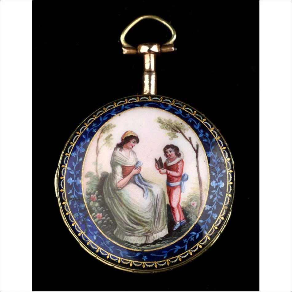 Antique verge shop pocket watches