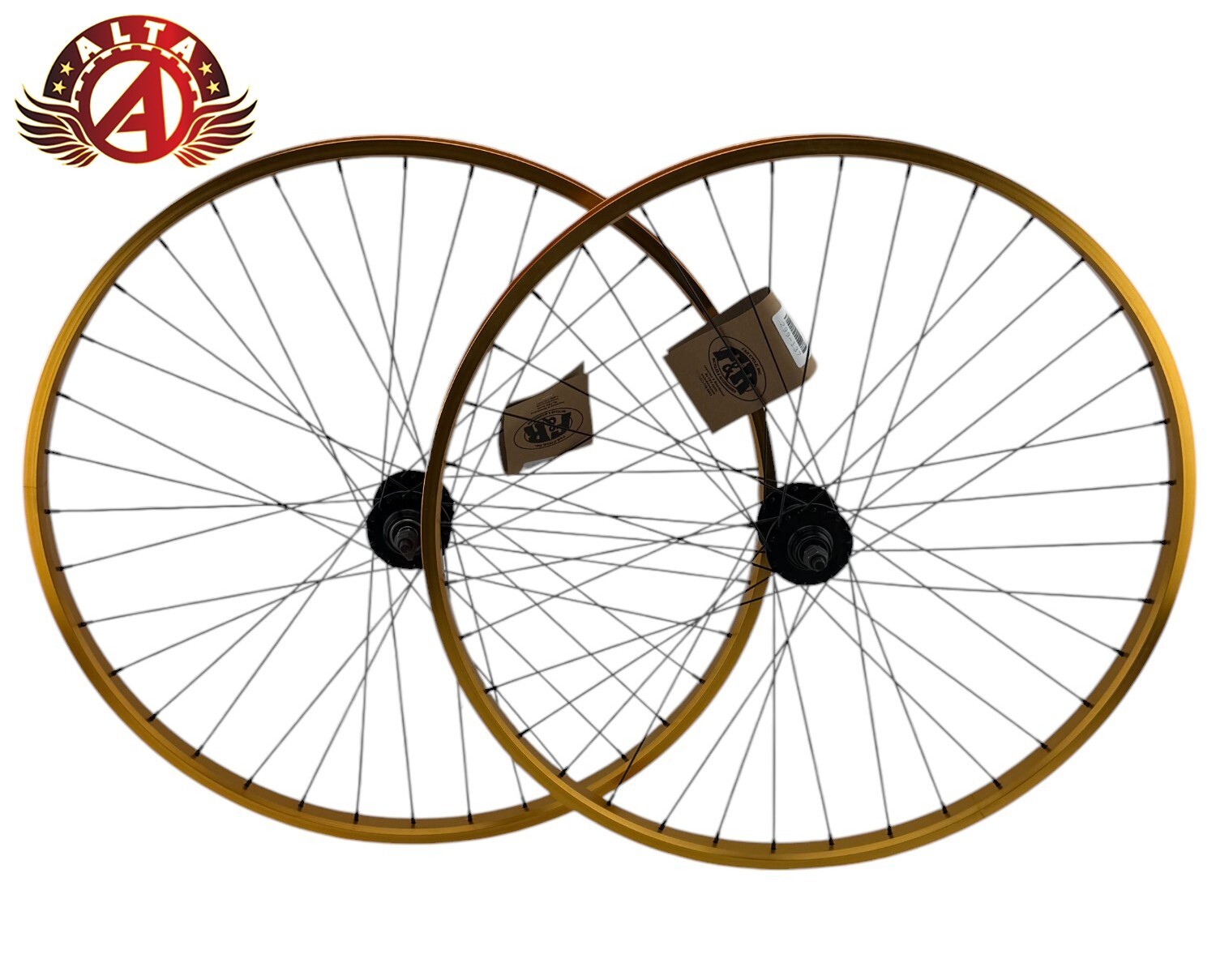 ALTA BMX 29" x 1.75 GOLD FRONT OR FREEWHEEL FLIP FLOP Hub Se